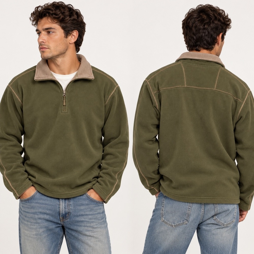 Y2K quarter 1/4 zip pullover jacket gorpcore hiking outdoor sport by Magellan